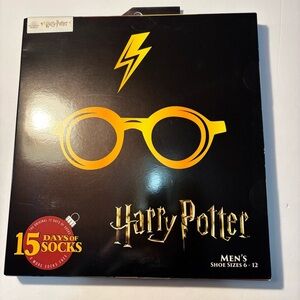 Harry Potter Black & Gold 15 Days of Socks Gift Set